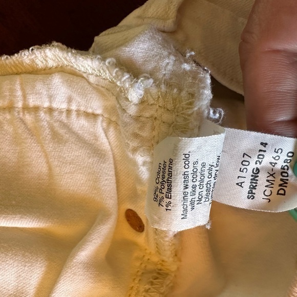 Jcrew vintage cream size‎ 28 jean shorts - Picture 6 of 9